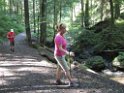 Der vordere Teil des Weges war noch human